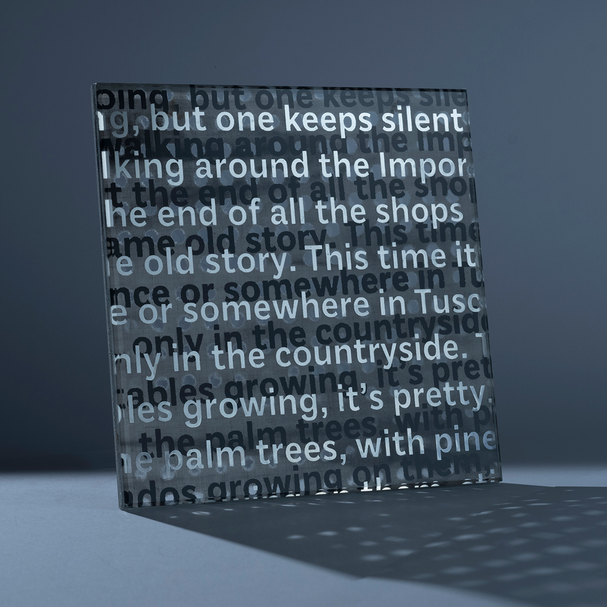 Mirror Text Textile